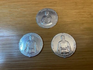 3 x Attack of the Clones Coins, Jango Fett and Clone Trainee - Picture 1 of 2