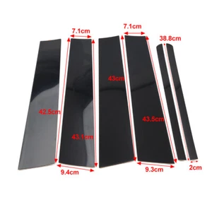 Pillar Posts Set Door Window Cover Trim Kit Fit Ford Explorer 2011-2019 - Bild 1 von 8