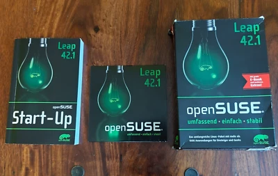 openSUSE  LEAP 42,1 Betriebssystem Linux  vollwertiges auf DVD Betriebssystem. - Bild 1 von 2