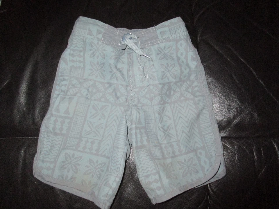  Boys Pumpkin Patch dark grey  Board Shorts with print Size 3 - image 1 of 1