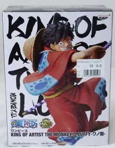 BANPRESTO ONE PIECE KING OF ARTIST WANO COUNTRY VER. MONKEY D. LUFFY FIGURE - Imagen 1 de 9