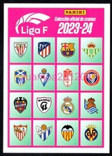 PANINI WOMEN'S 16 TEAM SHIELDS #1 CHROME LEAGUE F 2023-24