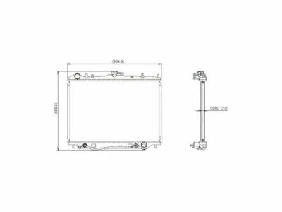 For 2001-2003 Isuzu Rodeo Sport Radiator Denso 78619YJ 2002 Radiator Foto 1 de 2