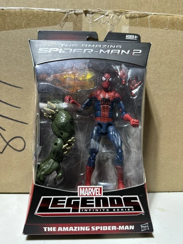 Marvel Legends The Amazing Spiderman 2 Movie Spider-Man w/ Green Goblin BAF NIB Cover