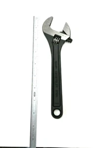 8" ADJUSTABLE WRENCH BLACK CRESCENT AT28 BK - Picture 1 of 7