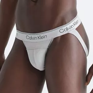 Calvin Klein Hombre Atlético Jockstrap Ropa Interior Gris Brezo Mediano M (NB3494050) - Imagen 1 de 7