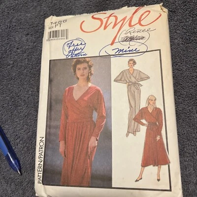 Style Sewing Pattern 1456 Wrap Blouse Skirt&Pants Size 6-24 Vintage UNCUT FF - Image 1 of 4