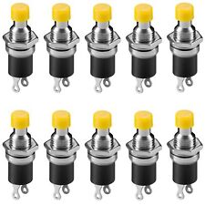 Mini Taster Gelb 10 Stück Hochwertige  Ausführung  mit Metallhals Minitaster
