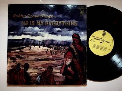1969 Bobby Grove Sings He Is My Everything Gospel Christian Vinyl LP Record - Image 1 of 4