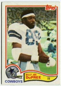 1982 Topps #314 Billy Joe DuPree Dallas Cowboys - Picture 1 of 2