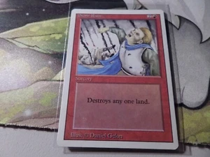 1994 MTG Stone Rain Revised April 3rd Edition Vintage Magic The Gathering 2 Lot - Picture 1 of 2