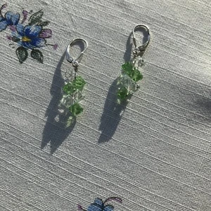 Crystal Earrings Dangle - Picture 1 of 3