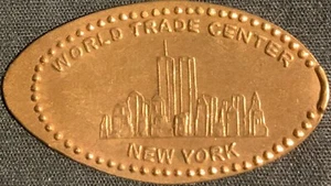 ¡COBRE! ¡RETIRADO! WORLD TRADE CENTER & SKYLINE - PENIQUE ÁREA DE SERVICIO NUEVA JERSEY - Imagen 1 de 2