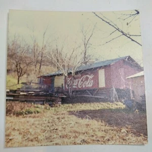 Pubblicità Coca Cola Roadside vintage edificio dipinto a mano 1979 foto reale - Foto 1 di 5