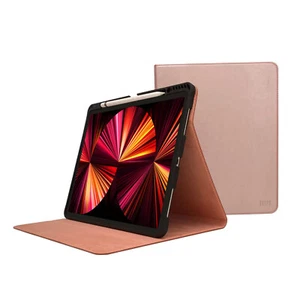 iPad Pro 12.9 3rd Gen Leather Case -With/Without Pencil Holder-Sleep/Wake - Picture 1 of 10