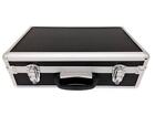 Czarny średni zamykany walizka lotnicza 400 x 240 x 125 mm aparat elektroniczny bla