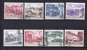 Autriche 1964 U.P.U. à Vienne série 8 timbres oblitérés /TE5206a - Picture 1 of 1