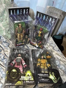 NECA Alien ,Aliens & Isolation Amanda Ripley,Drake,Dallas & Apone Figure New Lot - Picture 1 of 12