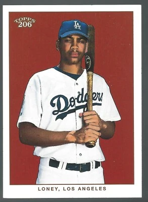 James Loney 2002 Topps 206 Red FYP RC Card# 422-A  - Image 1 of 4