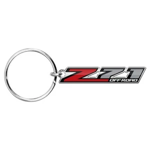 Chevrolet Z71 Logo Shape 3D Die-Cut Metal Key Chain Key-Charm - Picture 1 of 4