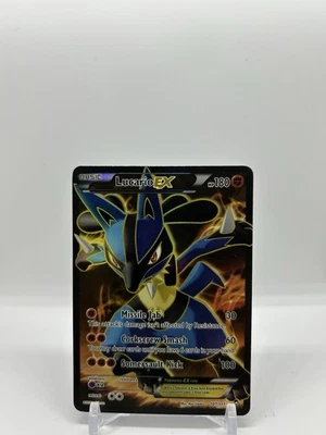 Lucario EX (107 Full Art) 107/111 XY - Furious Fists Holo Moderate Play Plus - Image 1 of 2