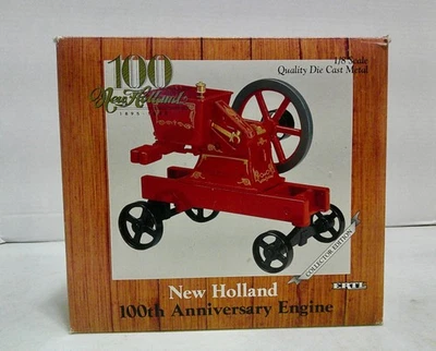 Motor vintage 1/8 Ertl New Holland 100 aniversario en camión. Con caja. Foto 1 de 4
