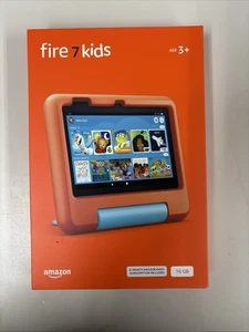 Amazon Fire 7 Kids Tablet 12th Gen, 16GB , Wi-Fi, 7" - Red Case Brand New Bundle - Picture 1 of 1