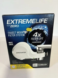 ZeroWater Extreme Life High Capacity Faucet Mount Water Filter 400 Sink fixture - Picture 1 of 5