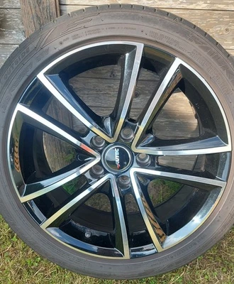 4 X Autec Alufelgen mit Sommerreifen Falken 215/45 LK 5x112 17zol  Guter Zustand - Bild 1 von 4