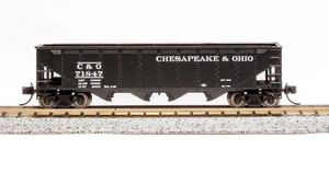 Broadway Limited N 7427 ARA 70-Ton Quad Hoppers, Chesapeake and Ohio B (4) - Picture 1 of 7