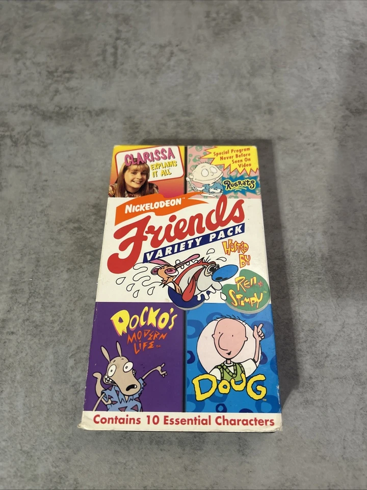 Nickelodeon Friends Variety Pack видеокассеты Doug Rocko's Modern Life Clarissa Rugrats - Изображение 1 из 4