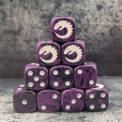 DA SCRAPYARD ORK Space Alien, Custom Inspired Dice, ideal for Tabletop Games