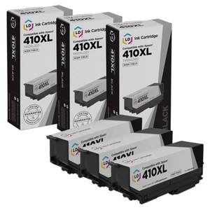 LD Replacement Epson T410XL020 Black Ink 3 Set for XP-530 XP-630 XP-635 XP-830 - Picture 1 of 9