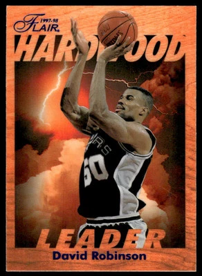 1997-98 Fleer #24 David Robinson BASKETBALL San Antonio Spurs - Image 1 of 2