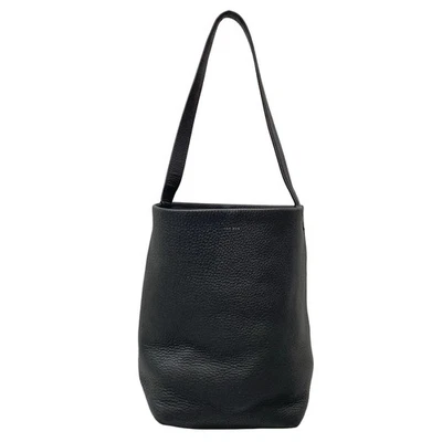 Auténtico bolso de mano THE ROW mediano N/S Park W1313 L129 cuero de becerro grano negro - Foto 1 de 4