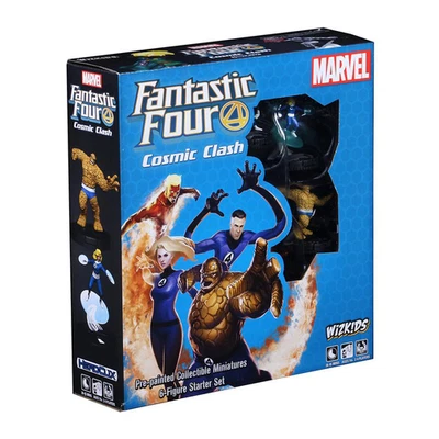 WizKids Marvel HeroClix Fantastic Four: Cosmic Clash Starter Set | 6 Miniatures! - Image 1 of 4