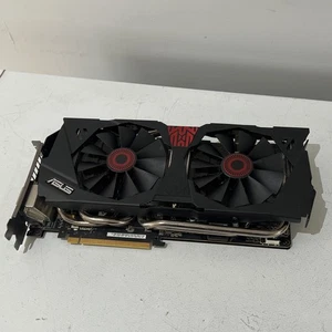 ASUS DirectCU II GDDR5 4GB Strix-GTX980-DC2-4GD5 Graphic Card untested  - Picture 1 of 10