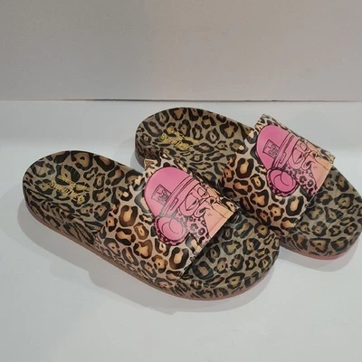 SKECHERS X SNOOP DOGG Dr Bombay Animal Print toboganes de piscina de goma acolchados talla 9 Foto 1 de 4