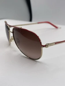 Christian Dior Silver aviator w/ Red Italy Simplicie 1 Sunglasses 59-13-140 - Picture 1 of 10