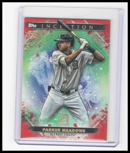 Topps Inception 2024 - Parker Meadows - Red Rookie #/75 - Imagen 1 de 2