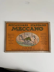 Meccano Notice D’utilisation Ancienne 1950-1960 Vintage Bon État Complet - Picture 1 of 6