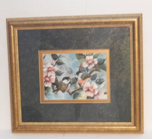 Gretchen Clasby (Jackson) Signed Original Watercolor w Birds Framed  Gallery - Picture 1 of 12