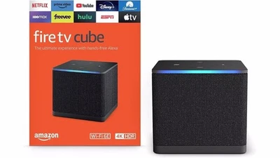 Amazon Fire TV Cube HD Digital - Black (B09BZZ3MM7) - Image 1 of 3