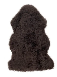 100% Genuine Sheepskin  Rug Lambskin Wool Fluffy Extra Large Chocolate - Bild 1 von 1