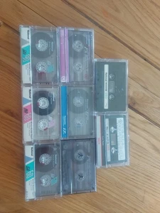 8 X National Panasonic Cassette Tapes 30,60,90 Type I, JAPAN - Picture 1 of 8