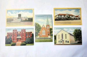 5 postales antiguas de Estados Unidos sin publicar MD, DE, EE. UU./AMÉRICA - Imagen 1 de 7