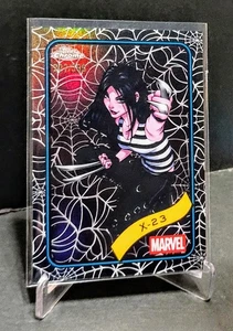 2025 Topps Chrome Marvel X23 LAURA /399 Spider Web Refractor 122 Wolverine Logan - Picture 1 of 4