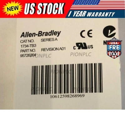 AB 1734-TB3 POINT I/O Module PLC  Sealed 1734TB3 US Free Tax - Image 1 of 4