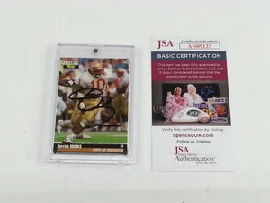 1995 Derrick Brooks Signed Autographed Trading Rookie Card James Spence COA - Picture 1 of 6