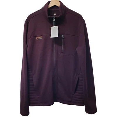 NWT OBERMEYER Joshua Fleece Jacket Wine-Not Men's Size Medium - Image 1 of 4